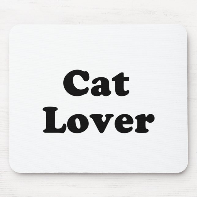 cat lover mouse mat (Front)