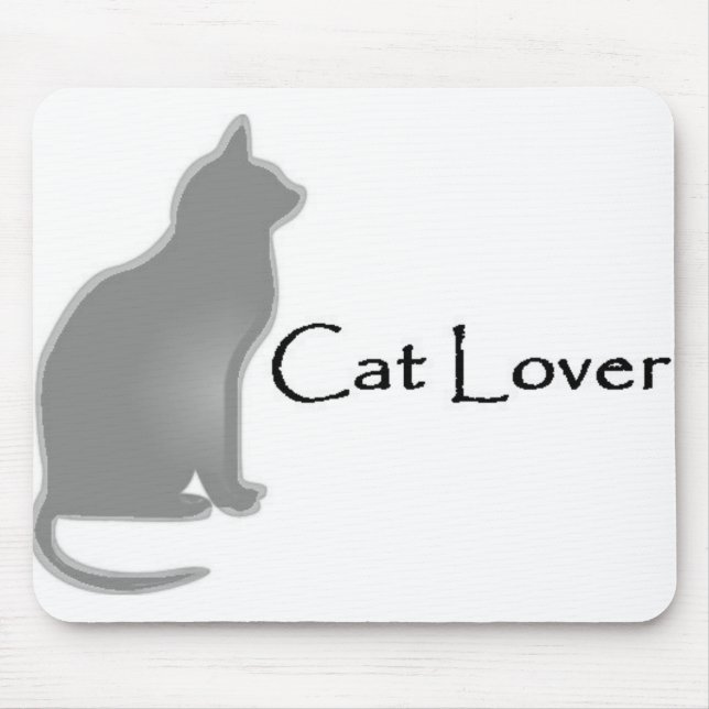 Cat Lover Mouse Mat (Front)