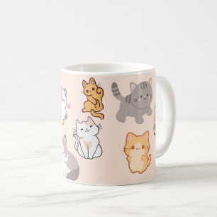 Cat Lover Mug Cute Gift for Cat Moms & Dads