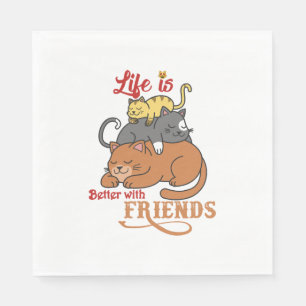 Cat Lover                    Napkin