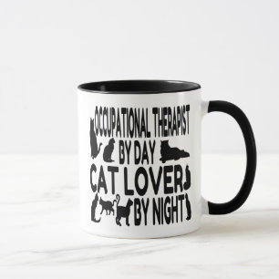 Cat Lover Occupational Therapist Mug