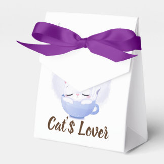 cat lover paperbag packaging favour box