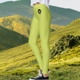 Cat Lover Pet Mum Yellow Green Black Customised Leggings