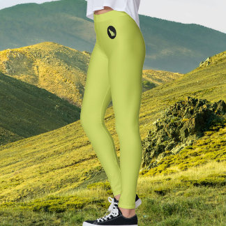 Cat Lover Pet Mum Yellow Green Black Customised Leggings