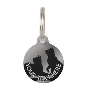 Cat Lover Pet Tag Personalized Cat Art ID Tags