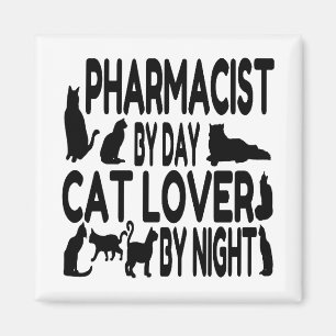 Cat Lover Pharmacist Magnet