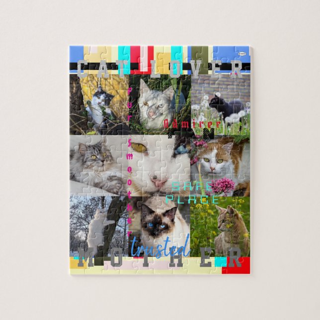 CAT LOVER Photo Puzzle HAMbWG (Vertical)