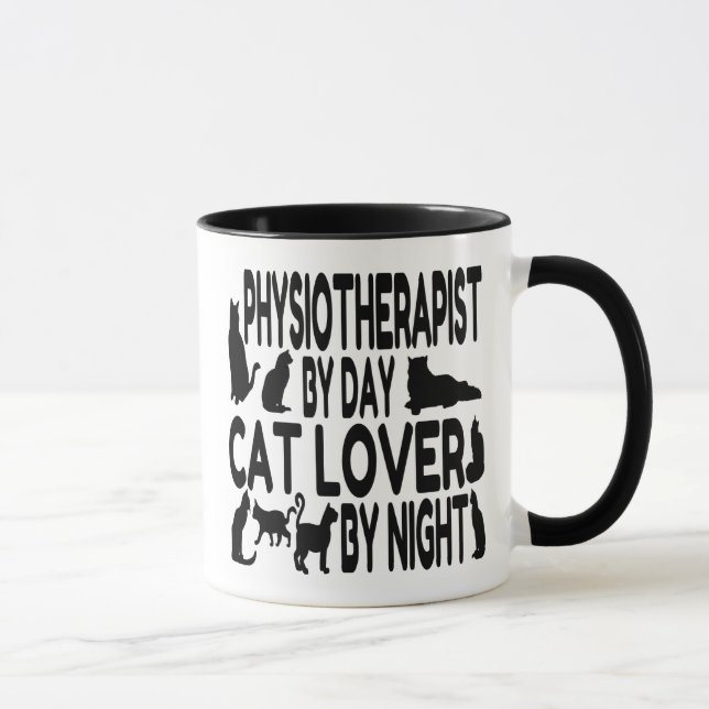 Cat Lover Physiotherapist Mug (Right)