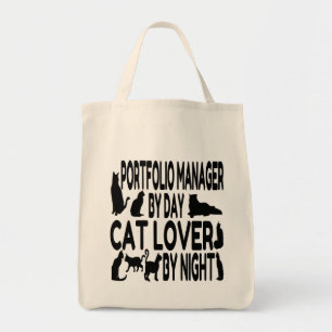 Cat Lover Portfolio Manager Tote Bag