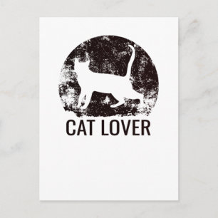 Cat Lover Postcard