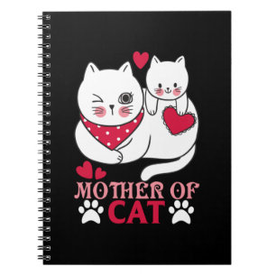 Cat Lover Proud Mother Of Cat Notebook