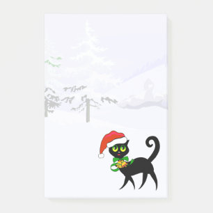 Cat lover purrr-fect Christmas Post-it Notes