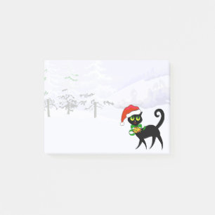 Cat lover purrr-fect Christmas Post-it Notes