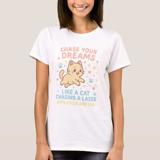 cat lover quote T-Shirt (Front)