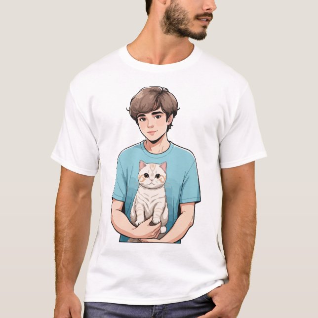 Cat Lover T shirt (Front)