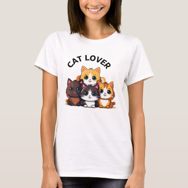 Cat lover T-Shirt (Front)