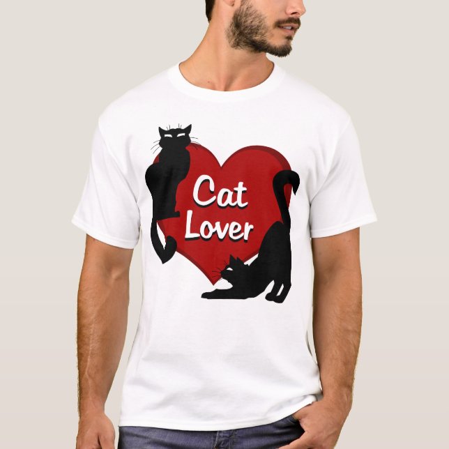 Cat Lover T-shirt Cat Lover Shirts Plus Size Shirt (Front)