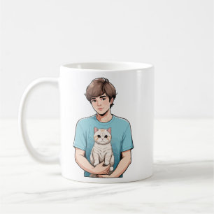 Cat Lover T shirt Coffee Mug