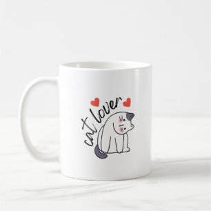Cat Lover T-Shirt Coffee Mug