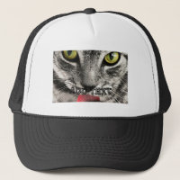 Cat Lover Terrible Look with ADD TEXT Printed-Cap