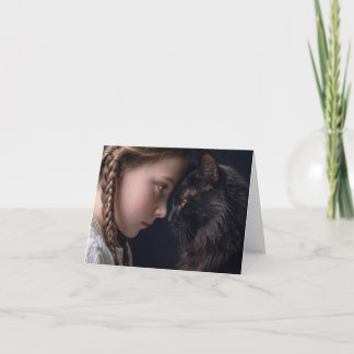 cat lover thank you card