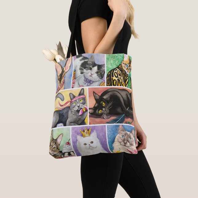 Cat Lover Tote (Close Up)