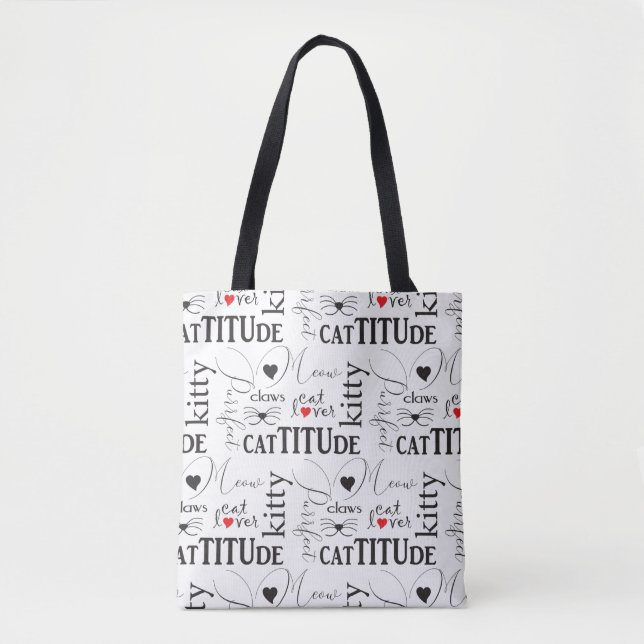 Cat Lover Tote Bag (Front)