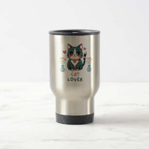 Cat Lover Travel Mug