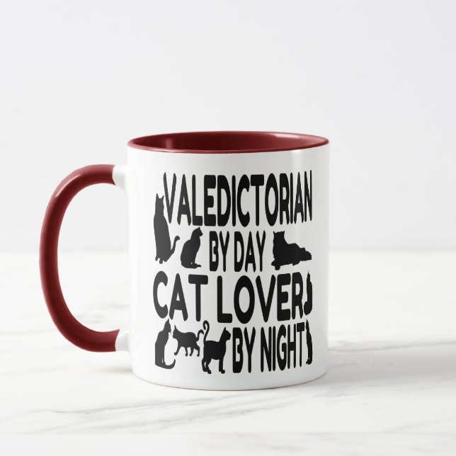 Cat Lover Valedictorian Mug (Left)