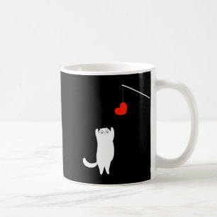 Cat Lover Valentine's Day Animal Affection Love Fu Coffee Mug