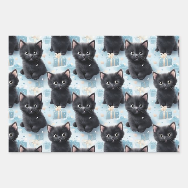 Cat lover  wrapping paper sheet (Front 3)