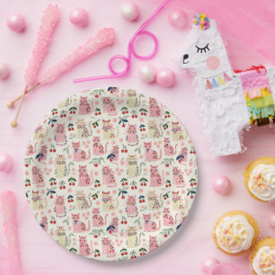 Cat Lovers All Occasion Paper Plate