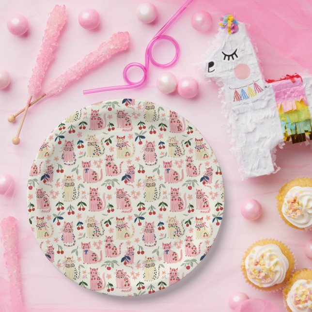 Cat Lovers All Occasion Paper Plate (Party)