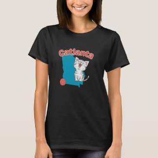 Cat Lovers Atlanta Georgia Cat Dad Cat Mum Pet Lov T-Shirt