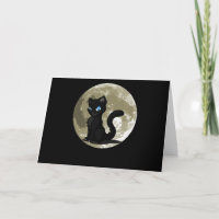 Cat Lovers | Black Cat Moon Gift Idea