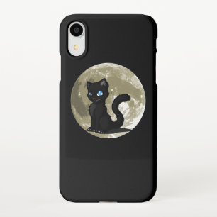 Cat Lovers   Black Cat Moon Gift Idea iPhone XR Case