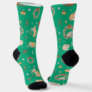 Cat Lover's Christmas Gift Socks