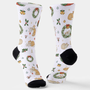 Cat Lover's Christmas Gift Socks