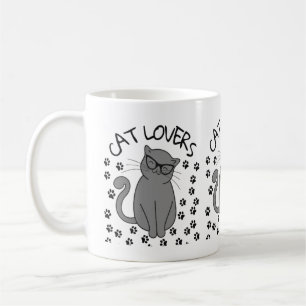 Cat lovers coffee mug