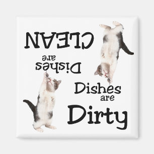 Cat Lovers Dishwasher Magnet