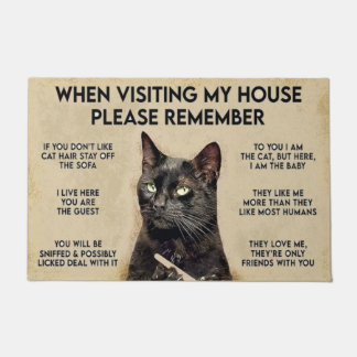 CAT LOVERS DOORMAT