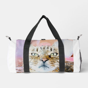 Cat Lover's  Duffle Bag