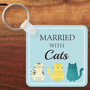 Cat Lover's Fun custom Key Ring