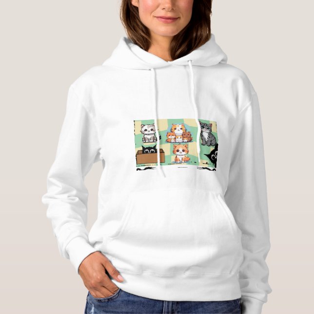 Cat Lovers Hoodie (Front)