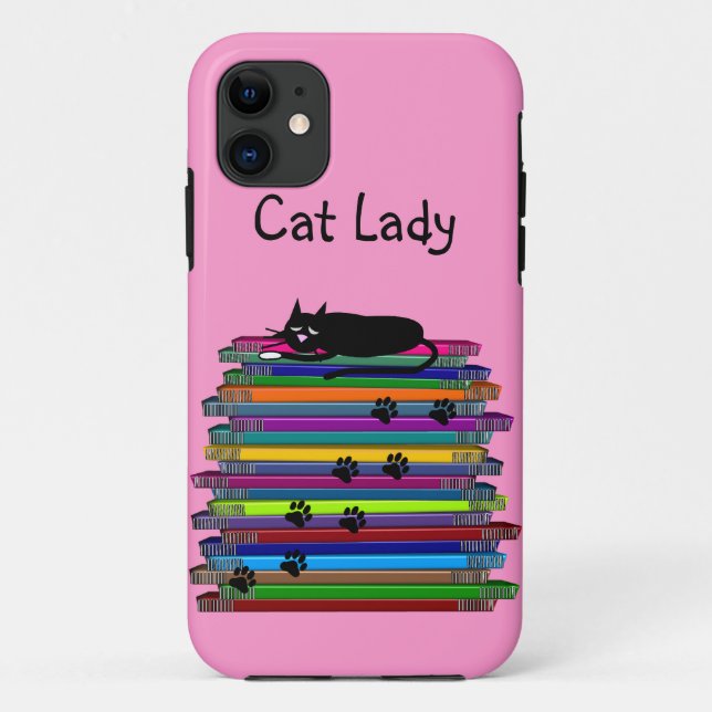Cat Lovers iPhone 5 case "Cat Lady" (Back)