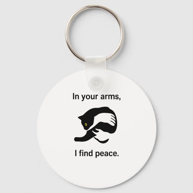 Cat lovers key ring (Front)