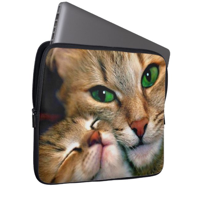 Cat Lovers Laptop Sleeve (Front Right)