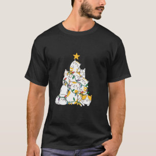Cat Lovers Merry Catmas Cat Christmas Tree Holiday T-Shirt