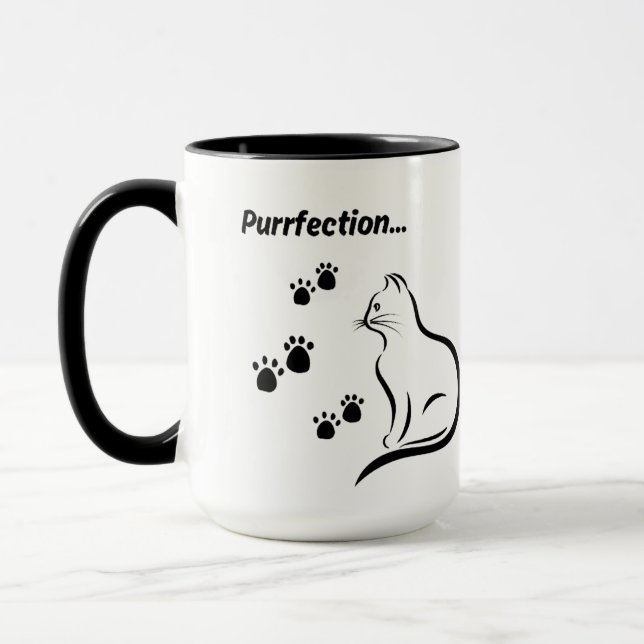 Cat Lovers Mug (Left)