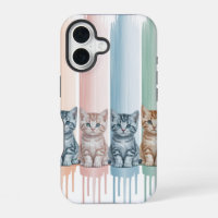 Cat Lovers — Pastel Paint Drip Kittens